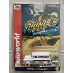 Auto World Thunder Road 1957 Chevy Suburban Chase