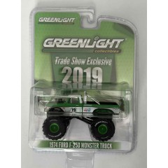 Greenlight 2019 Trade Show Exclusive 1974 Ford F250 Monster Truck Greenlight 2019 Trade Show Exclusive 1974 Ford F250 Monster Truck
