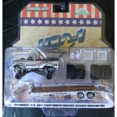 Greenlight Gooseneck Trailer w/Truck - USA-1 Greenlight Gooseneck Trailer w/Truck - USA-1