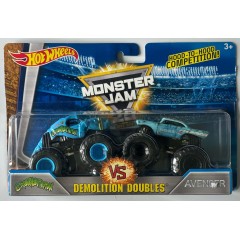 Hot Wheels Monster Jam Demolition Doubles Crushstation/Avenger Pack