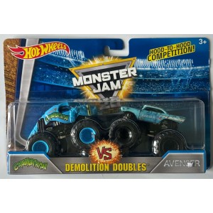 Hot Wheels Monster Jam Demolition Doubles Crushstation/Avenger Pack Hot Wheels Monster Jam Demolition Doubles Crushstation/Avenger Pack