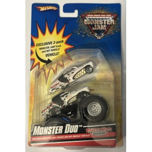 Hot Wheels Monster Jam Monster Duo - Monster Mutt Dalmatian