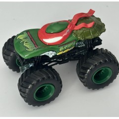 Hot Wheels Monster Jam TMNT Raphael - Large Hub Hot Wheels Monster Jam TMNT Raphael - Large Hub