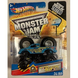 Hot Wheels Monster Jam Travel Treads Backwards Bob Hot Wheels Monster Jam Travel Treads Backwards Bob