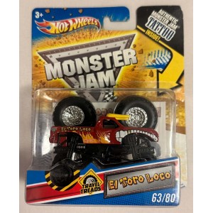 Hot Wheels Monster Jam Travel Treads El Toro Loco Hot Wheels Monster Jam Travel Treads El Toro Loco
