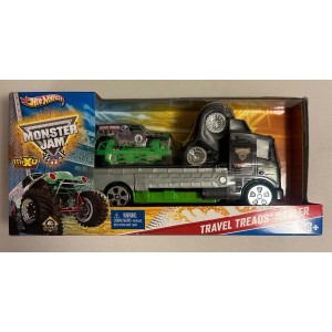 Hot Wheels Monster Jam Travel Treads Grave Digger Hauler Hot Wheels Monster Jam Travel Treads Grave Digger Hauler