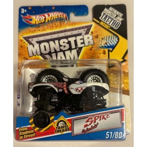 Hot Wheels Monster Jam Travel Treads Spike Hot Wheels Monster Jam Travel Treads Spike