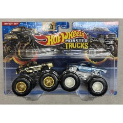 Hot Wheels Monster Trucks Bigfoot 50th Anniversary 2 Pack - Error!