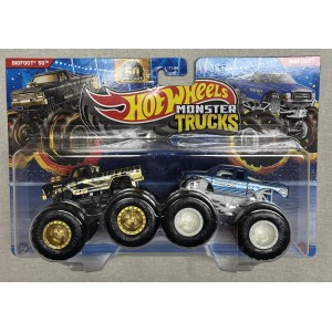 Hot Wheels Monster Trucks Bigfoot 50th Anniversary 2 Pack - Error!