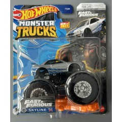 Hot Wheels Monster Trucks Fast & Furious Nissan Skyline