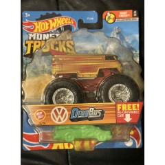 Hot Wheels Monster Trucks Paint Crush VW Drag Bus