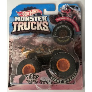 Hot Wheels Monster Trucks Tiger Shark - With Collectible Wheel