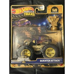 Hot Wheels Monster Trucks Trophy Champions Scratch Attack