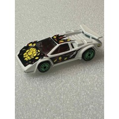 Hot Wheels 1993 Revealers Series Lamborghini Countach - White Hot Wheels 1993 Revealers Series Lamborghini Countach - White
