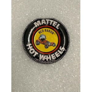 Hot Wheels Redline Button - Red Baron Hot Wheels Redline Button - Red Baron