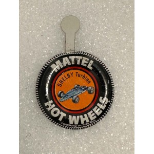 Hot Wheels Redline Button - Shelby Turbine Hot Wheels Redline Button - Shelby Turbine
