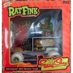 Johnny Lightning Rat Fink Speed Shop Interntaional Monster Truck - White Lightning!