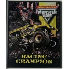 Monster Jam 2013 Racing Champion Plaque