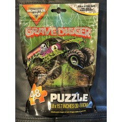 Monster Jam 48pc Puzzle - Grave Digger