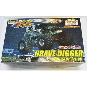 Revell 1:25th Scale Grave Digger Monster Truck Model Kit - 2001 Version