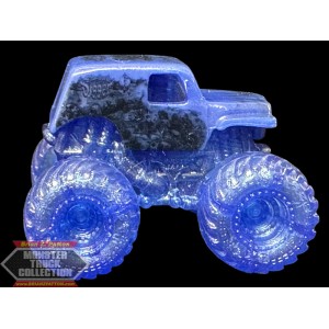 Spin Master Monster Jam Minis Series 18 Son Uva Digger - Rare Translucent Blue