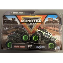 Spin Master Monster Jam Series 25 Grave Digger / Avenger Double Pack