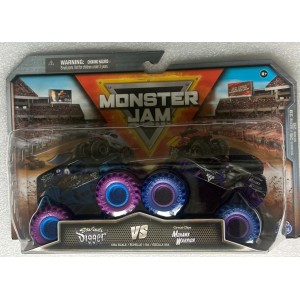 Spin Master Monster Jam Series 29 Son Uva Digger Mohawk Warrior Double Pack