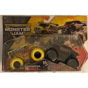 Spin Master Monster Jam Series 36 Classroom Crusher / Mayhem Double Pack Spin Master Monster Jam Series 36 Classroom Crusher / Mayhem Double Pack