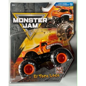 Spin Master Monster Jam Series 46 El Toro Loco - No 25th Anniversary logo on truck Spin Master Monster Jam Series 46 El Toro Loco - No 25th Anniversary logo on truck