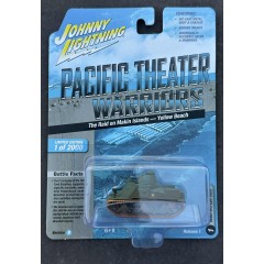 Johnny Lightning Pacific Theater Warriors 1943 M3 Lee Tank - White Lightning! Johnny Lightning Pacific Theater Warriors 1943 M3 Lee Tank - White Lightning!